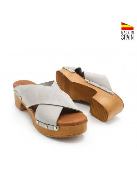 SANDALIAS GRISES DE MUJER