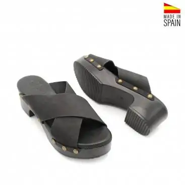 SANDALIAS NEGRAS DE MUJER