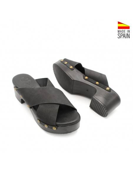 SANDALIAS NEGRAS DE MUJER