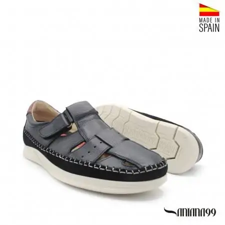 sandalias cerradas hombre