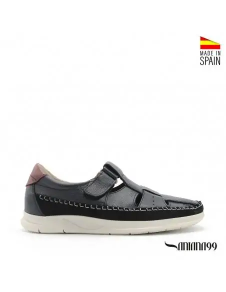 sandalias hombre azul marino