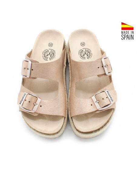 sandalias BIO niña cobre