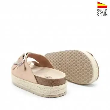 SANDALIA BIO NIÑA PLATAFORMA COBRE