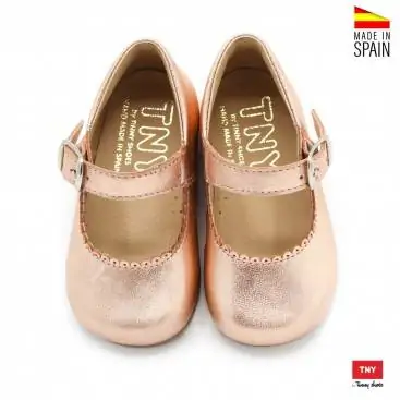 mercedita nina piel champan