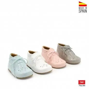 zapato abotinado unisex