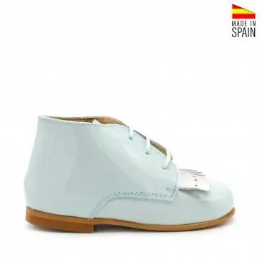 zapato abotinado unisex