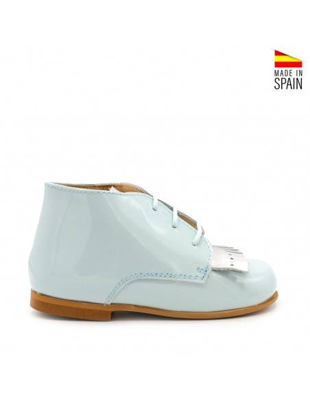 zapato abotinado unisex