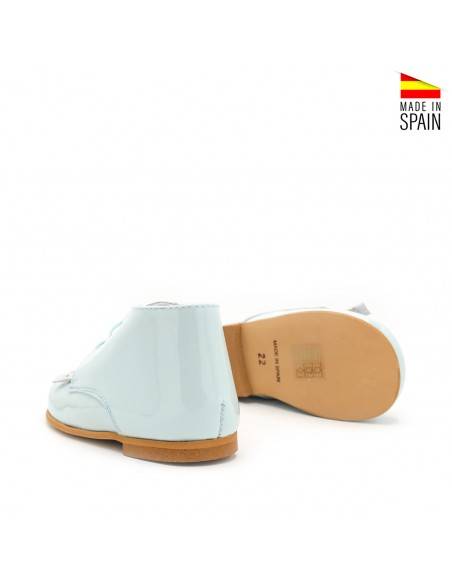 botines niños charol