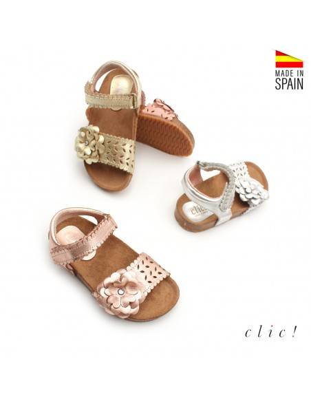 SANDALIAS METALIZADAS NIÑA