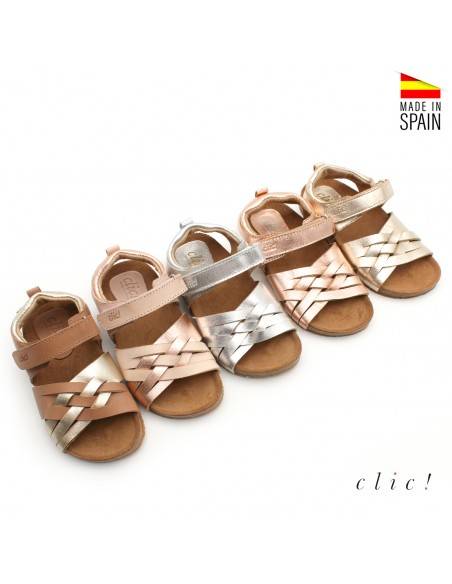 SANDALIAS METALIZADAS NIÑA