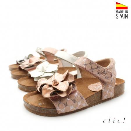 SANDALIAS BIO NIÑA METALIZADA