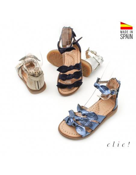 sandalias piel niñas