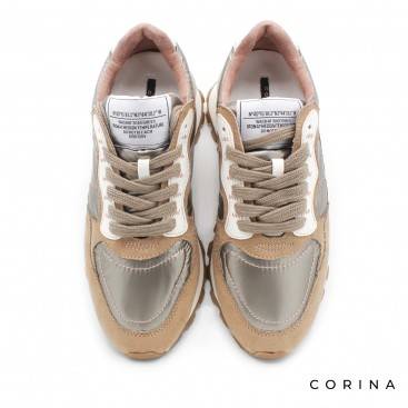 zapatillas casual mujer oro