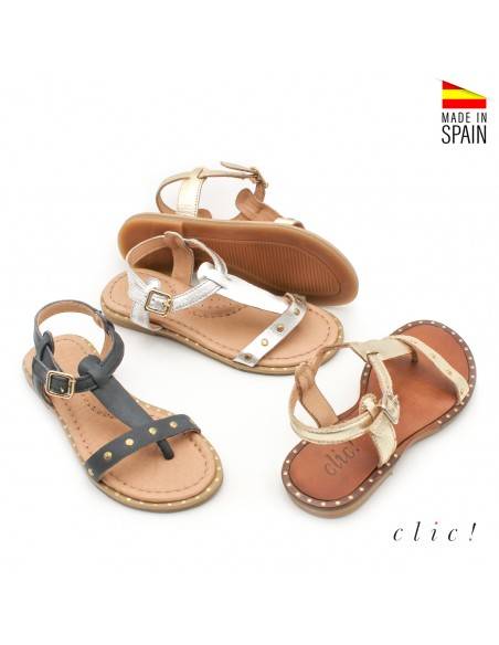 SANDALIAS NIÑA tachas