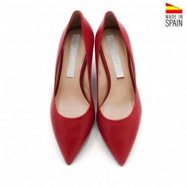 zapatos vestir rojos