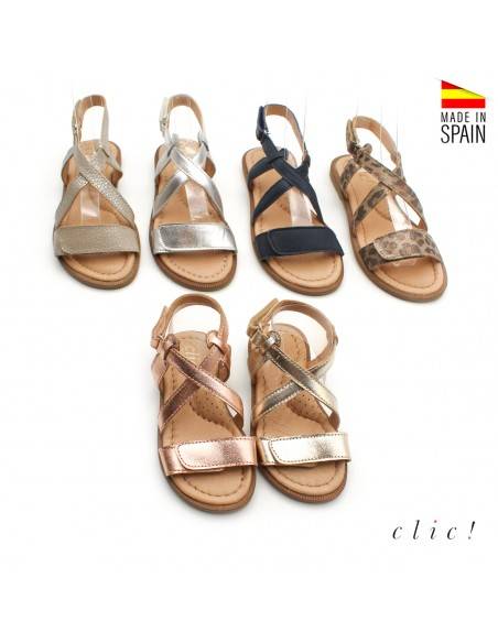sandalias de piel para niña