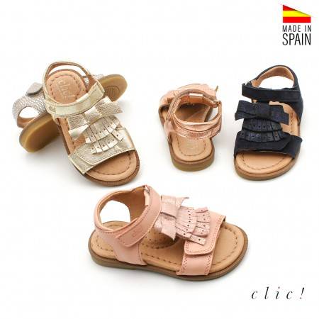 SANDALIAS NIÑA METALIZADA