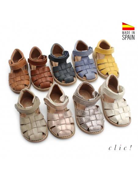 cangrejeras talon cerrado niñOS