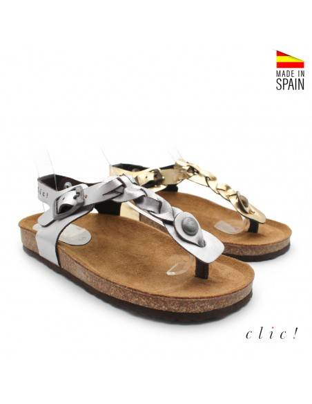 SANDALIAS BIO dedo trenzada