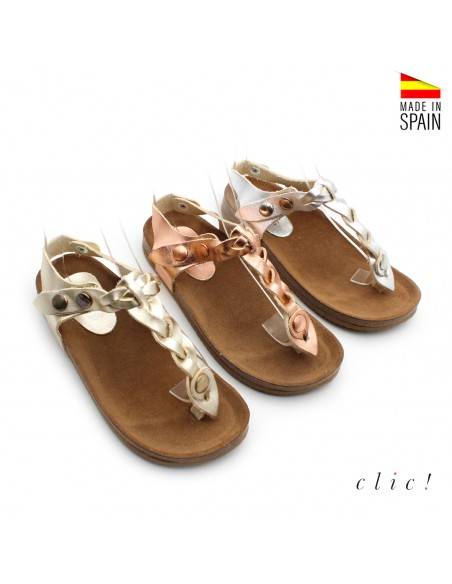 SANDALIAS BIO dedo trenzada