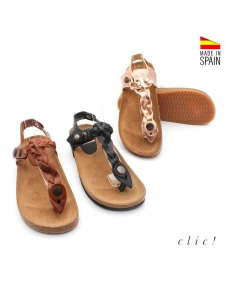 SANDALIA BIO dedo trenzada