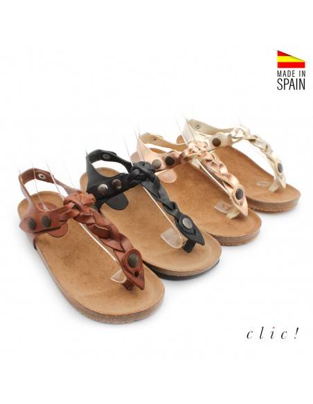 SANDALIAS BIO dedo trenzada