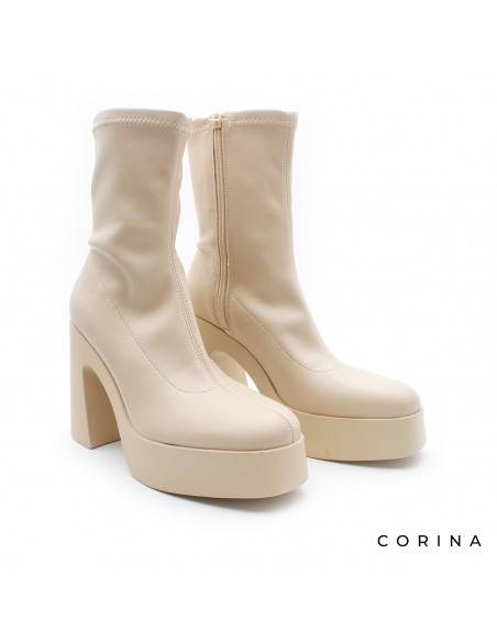 BOTAS PLATAFORMA beige