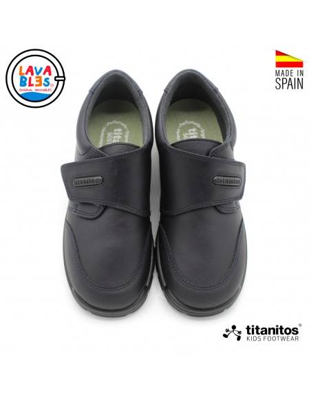ZAPATOS COLEGIALES NIÑO MARINO