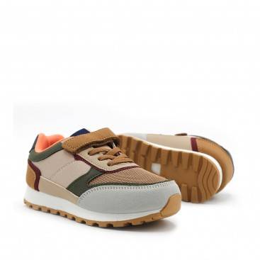 zapatillas vestir niño camel