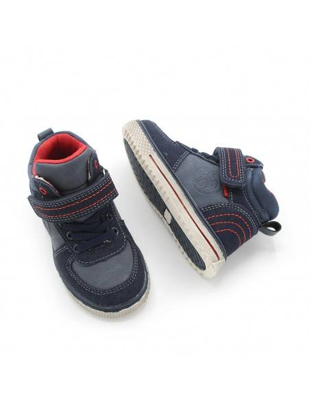 bota niño azul marino