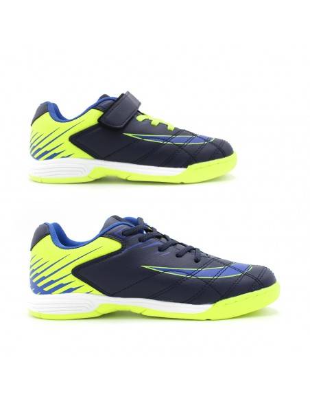 ZAPATILLAS FUTBOL SALA NIÑO AZUL