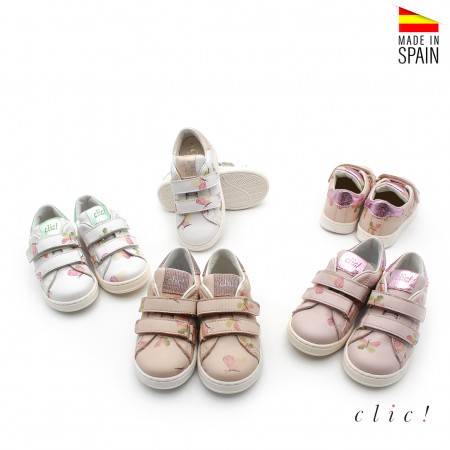 deportivas con velcro para niñas