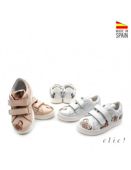 deportivas con velcro para niñas