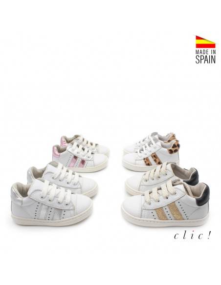 deportivas de piel para bebés