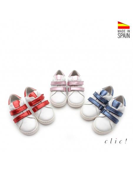 deportivas con velcro para niñas