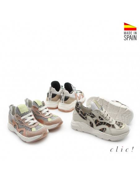 zapatillas running PIEL NIÑOS