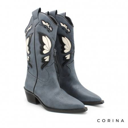 Botas cowboy online azules