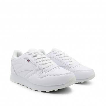 Zapatilla London Classic blanca con cordones y suela ligera