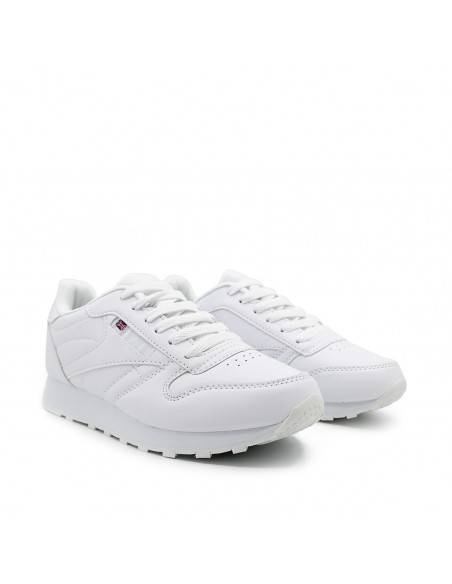 Zapatilla London Classic blanca con cordones y suela ligera