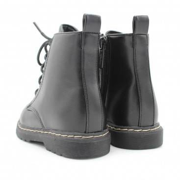 botas militares negras niñas