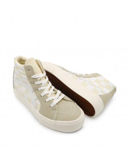 botines plataforma beige