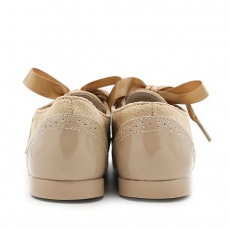 zapatos OXFORD beige