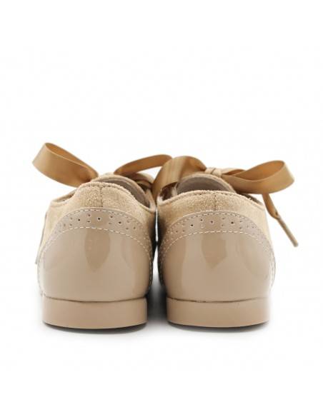 zapatos OXFORD beige