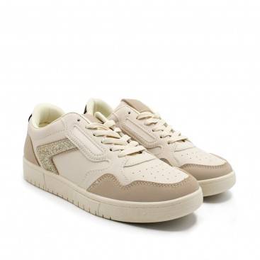 bambas beige mujer