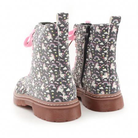 botas niñas azul marino