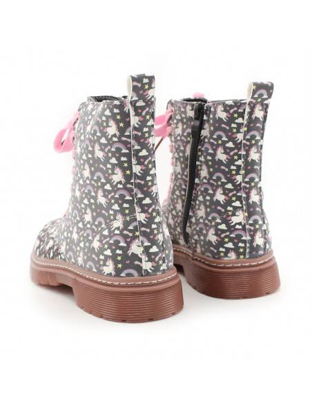 botas niñas azul marino