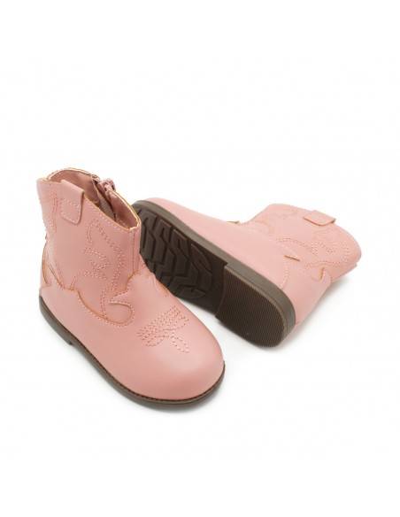 botas bebe rosas