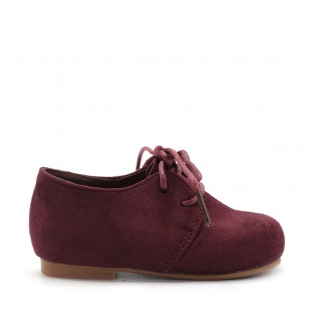 Zapatos de Vestir para Niños y Niñas en Tono Burdeos
