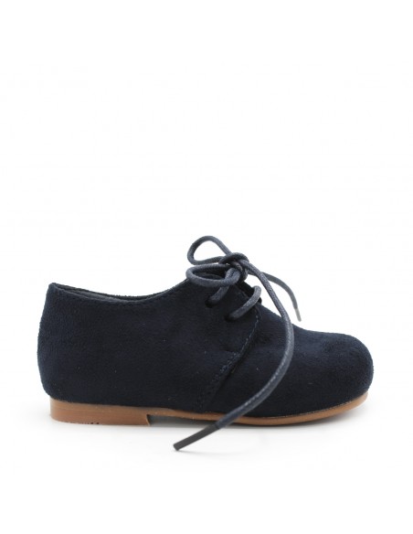 Blucher cordones azul marino