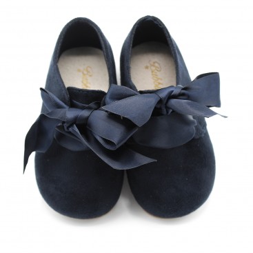 Blucher lazos azul marino
